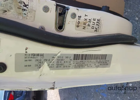 2017 Dodge Journey Sxt from USA, damaged, VIN 3C4PDCBGXHT590768